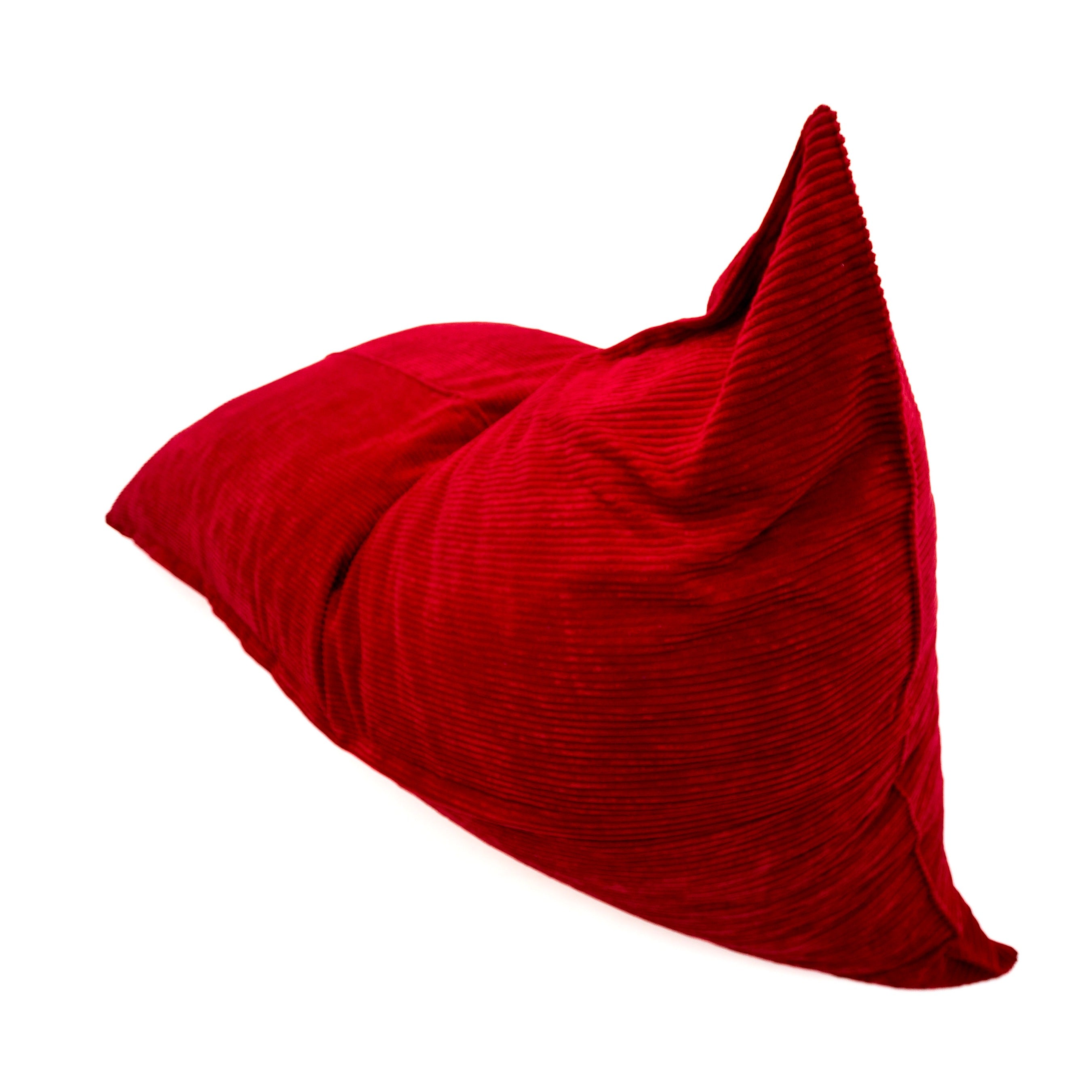 L Flip Sak Red Corduroy