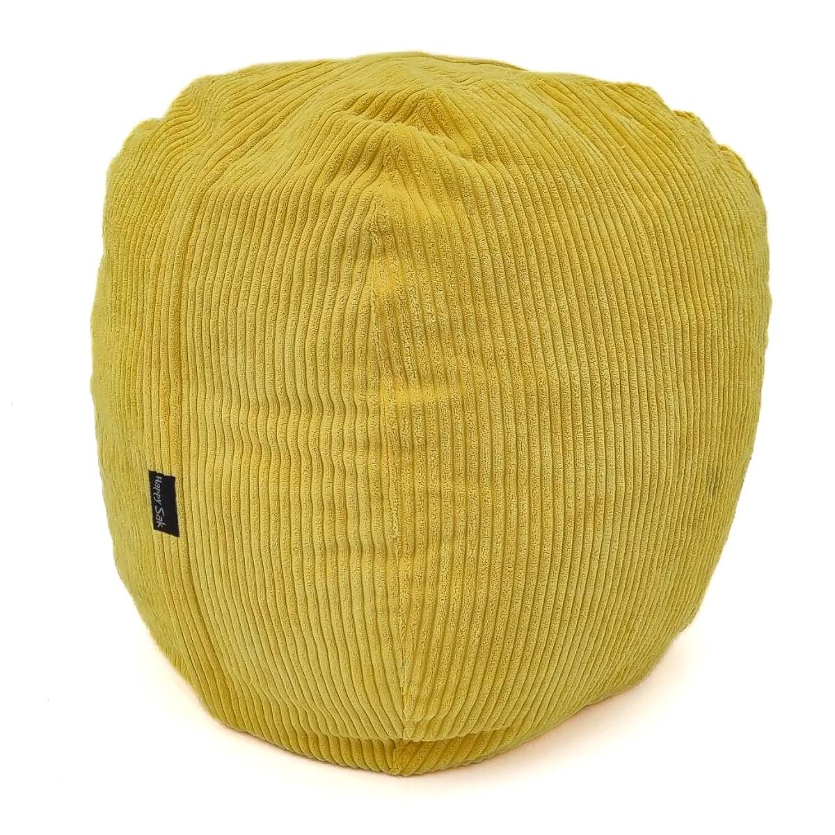 Footsak Yellow Corduroy