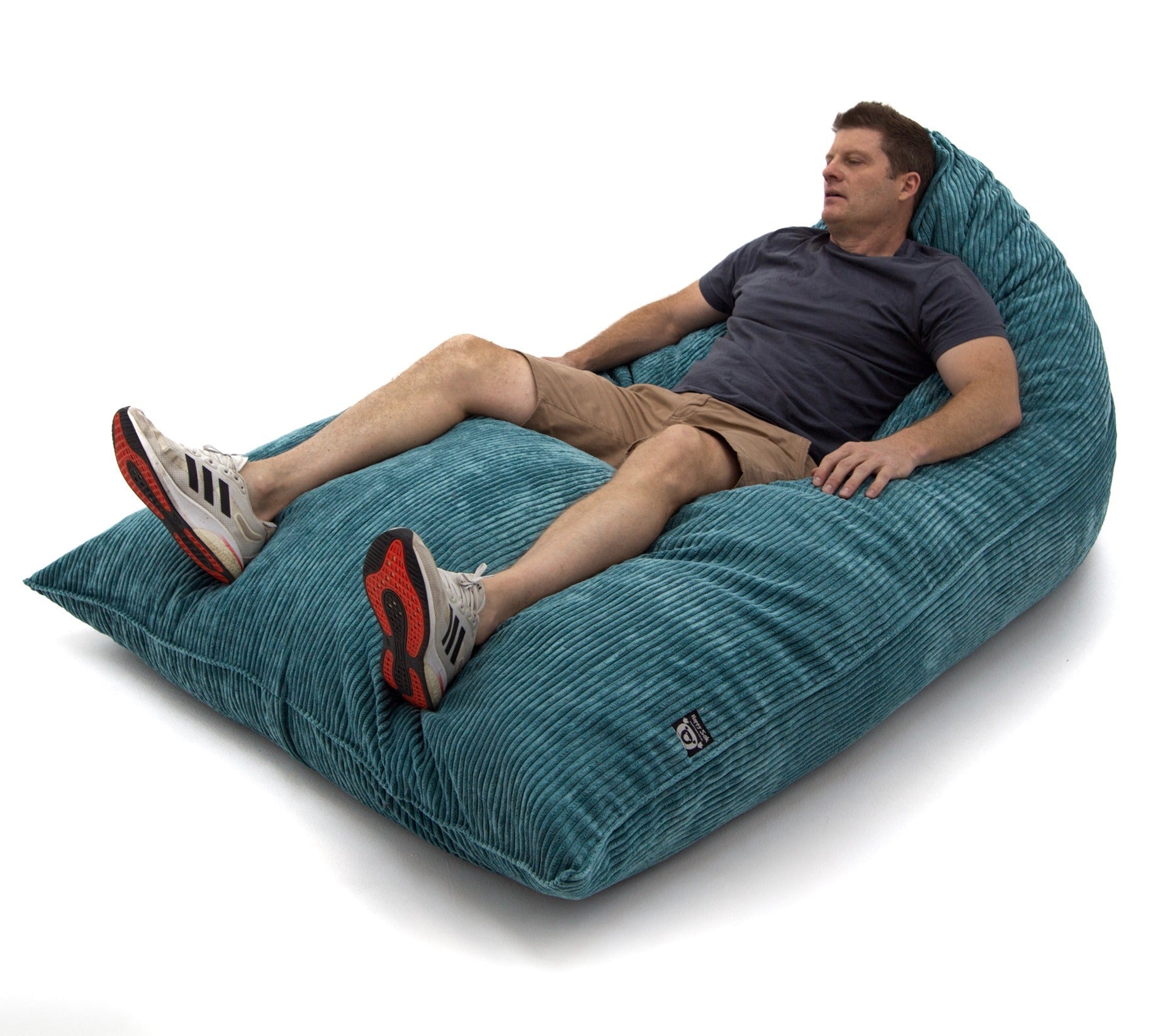 L Flip Sak Teal Corduroy Extra Cover