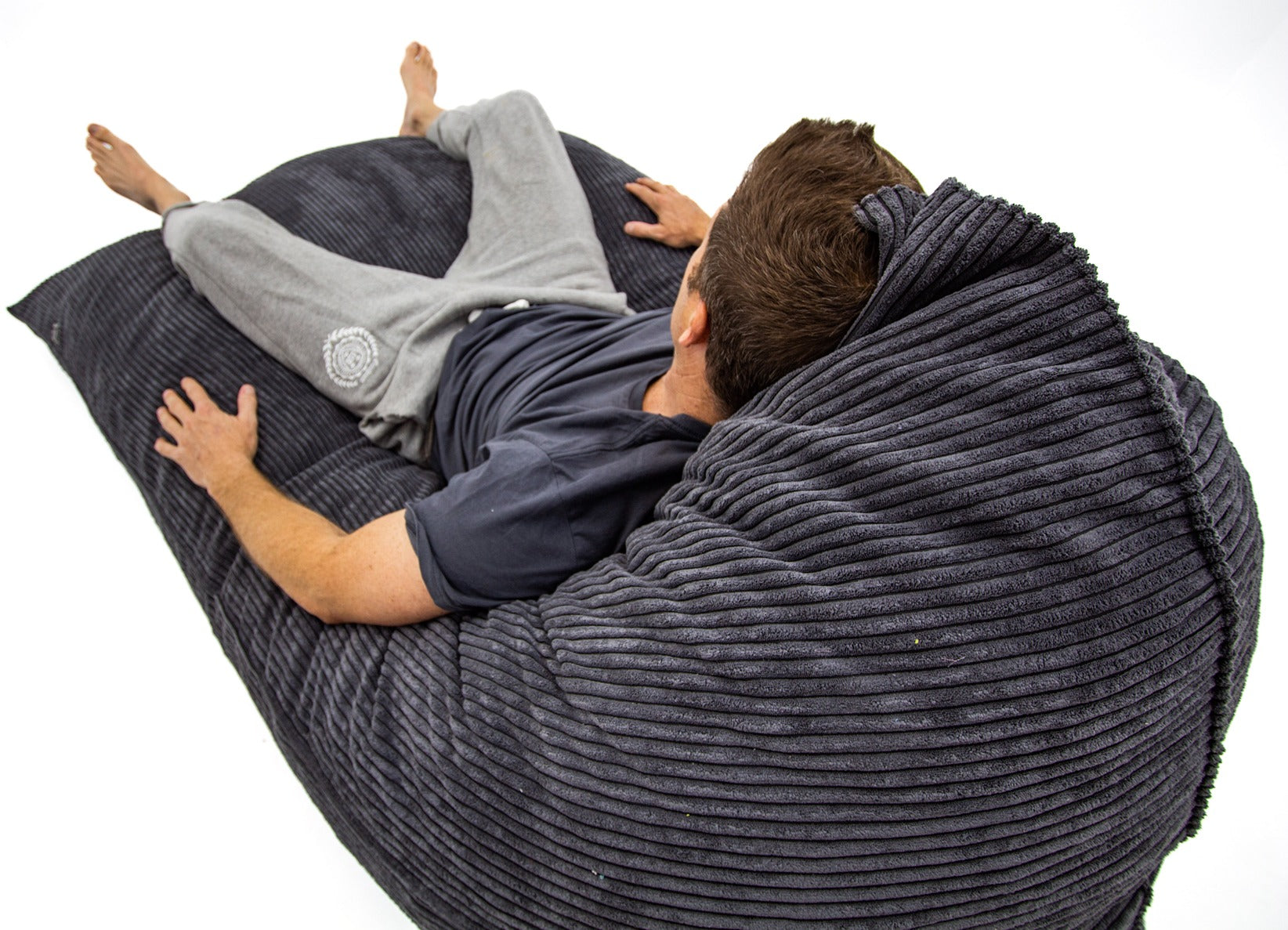 L Flip Sak Charcoal Corduroy