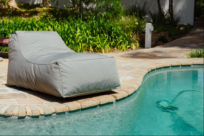 Grey Mini Pool Lounger