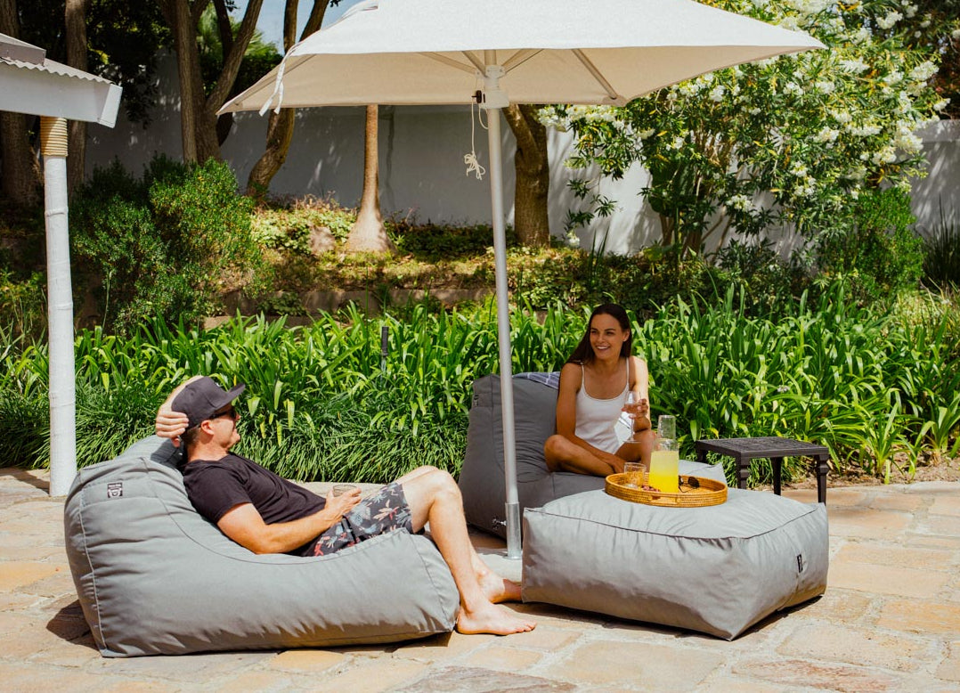 Grey Mini Pool Lounger