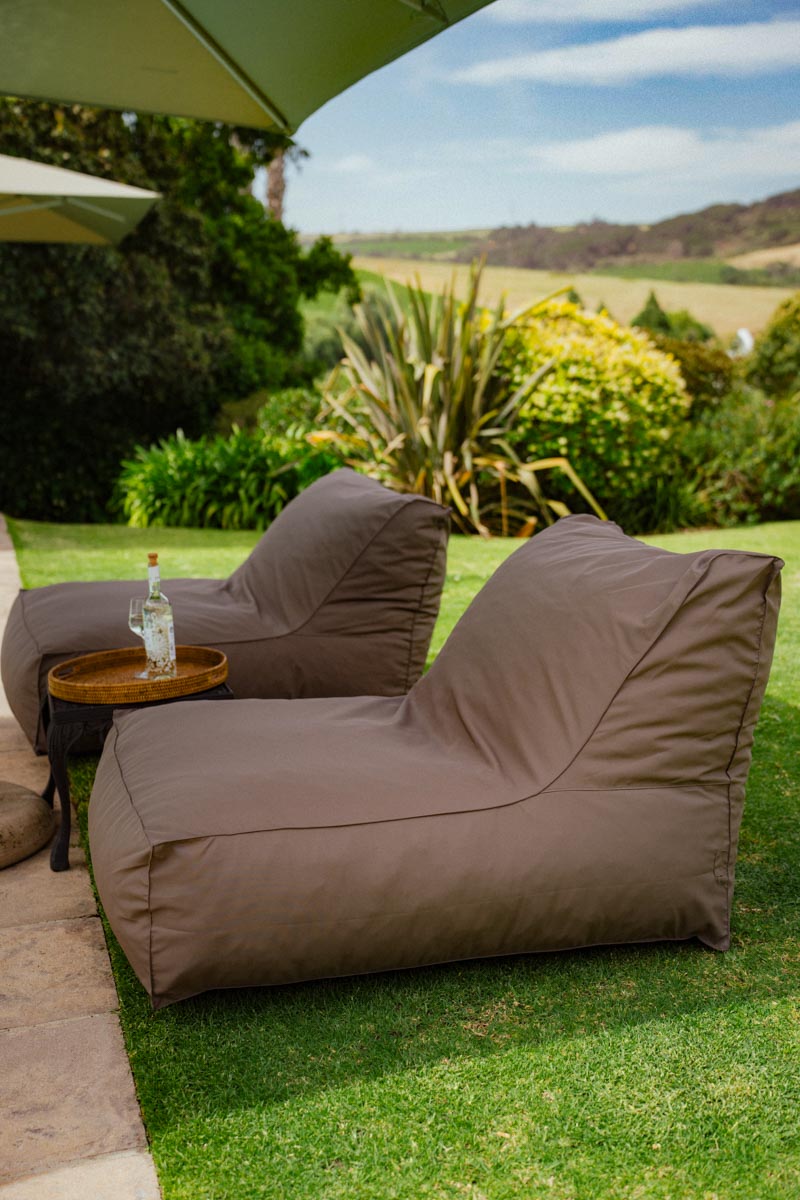 Taupe Pool Lounger Chair