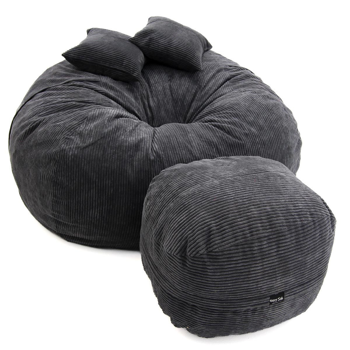 Charcoal Corduroy XXXL + 2 Scatters + Footsak