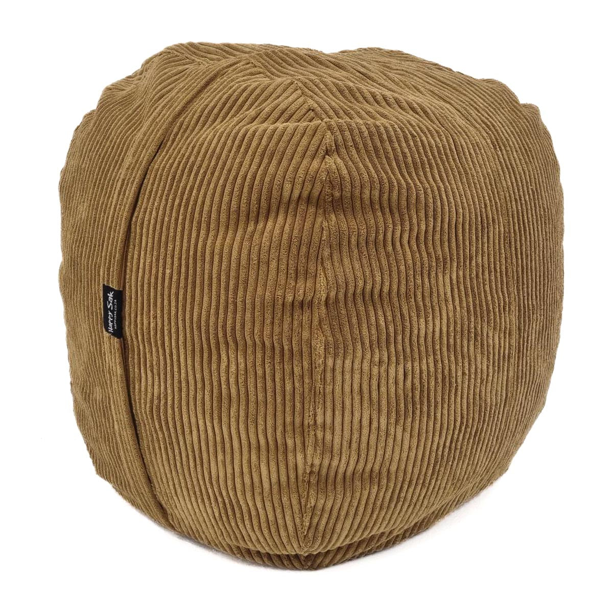 light brown corduroy beanbag footrest