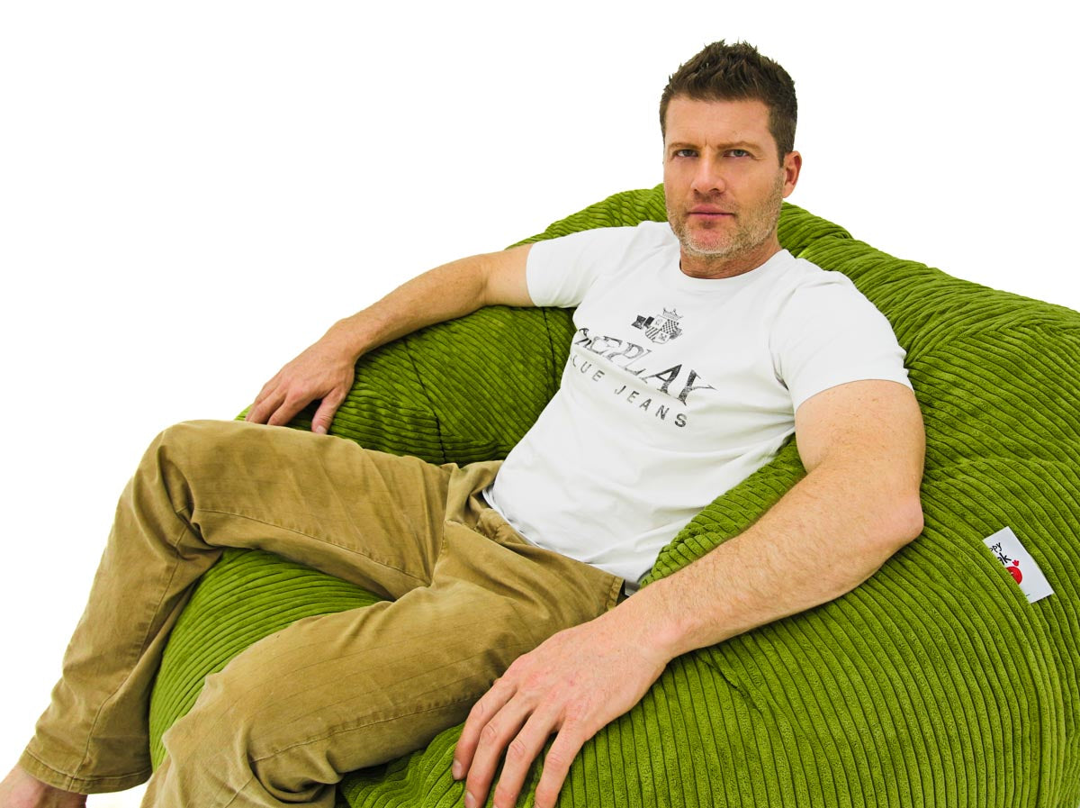 L Sak Lime Green Corduroy Extra Cover
