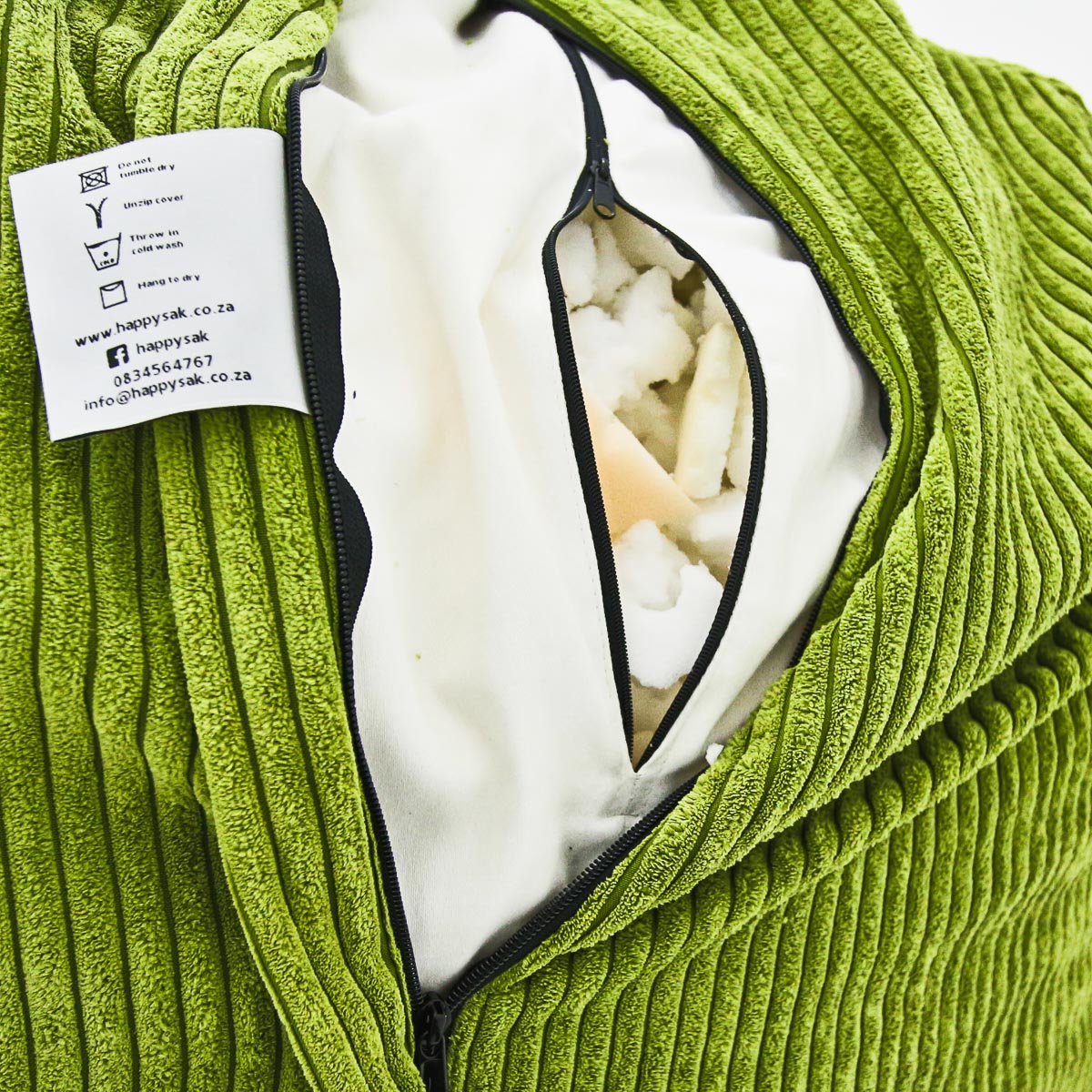 Lime Green Corduroy XS Sak + Scatter