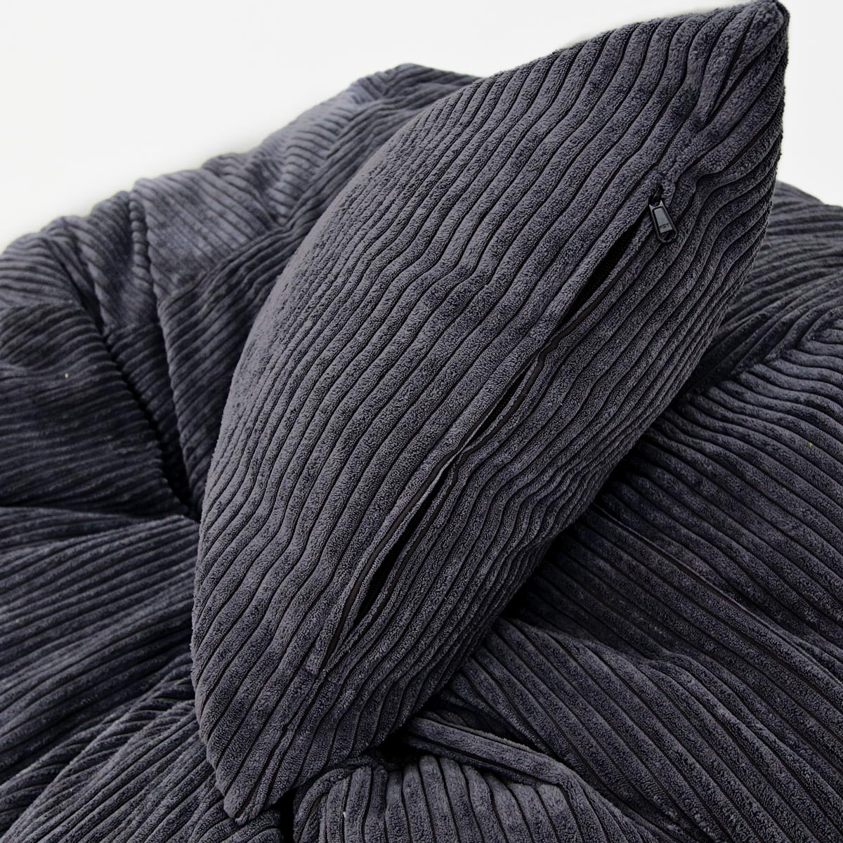 L Sak Charcoal Corduroy Extra Cover - Happy Sak SA