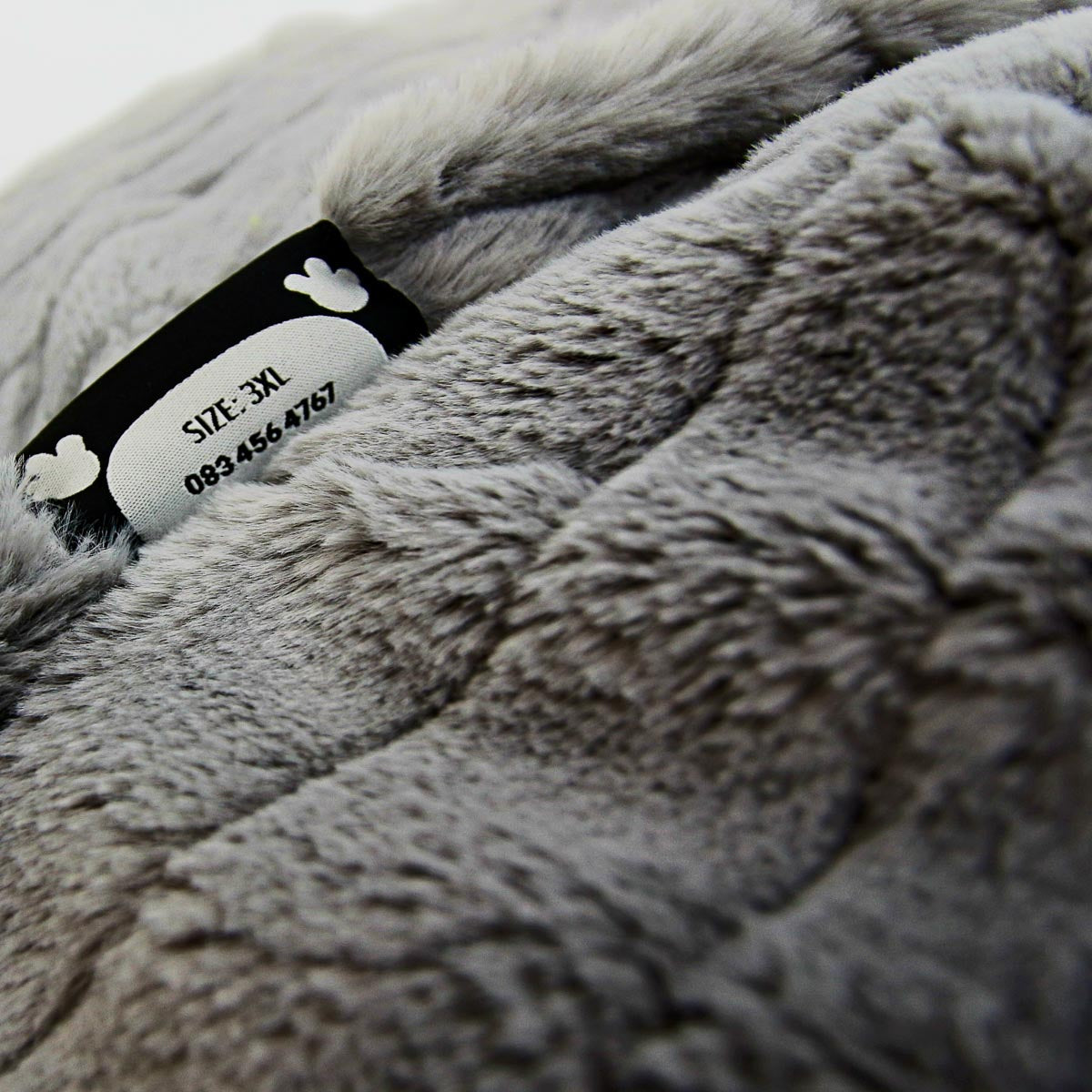 XXXL Sak Dark Grey Fur - Happy Sak SA