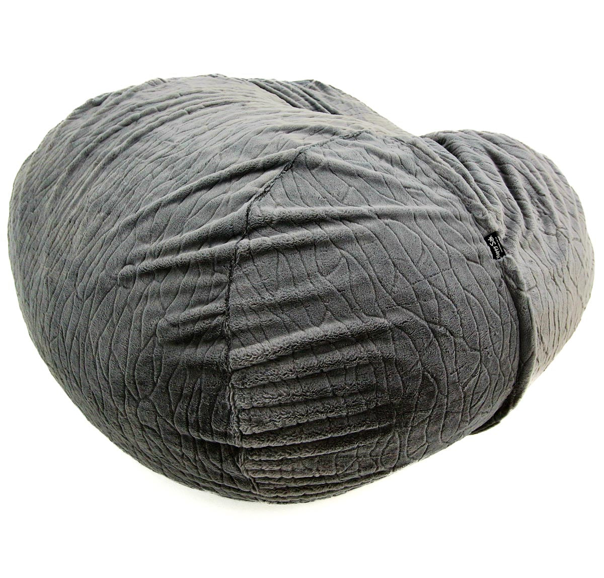 XXXL Sak Dark Grey Fur Extra Cover - Happy Sak SA