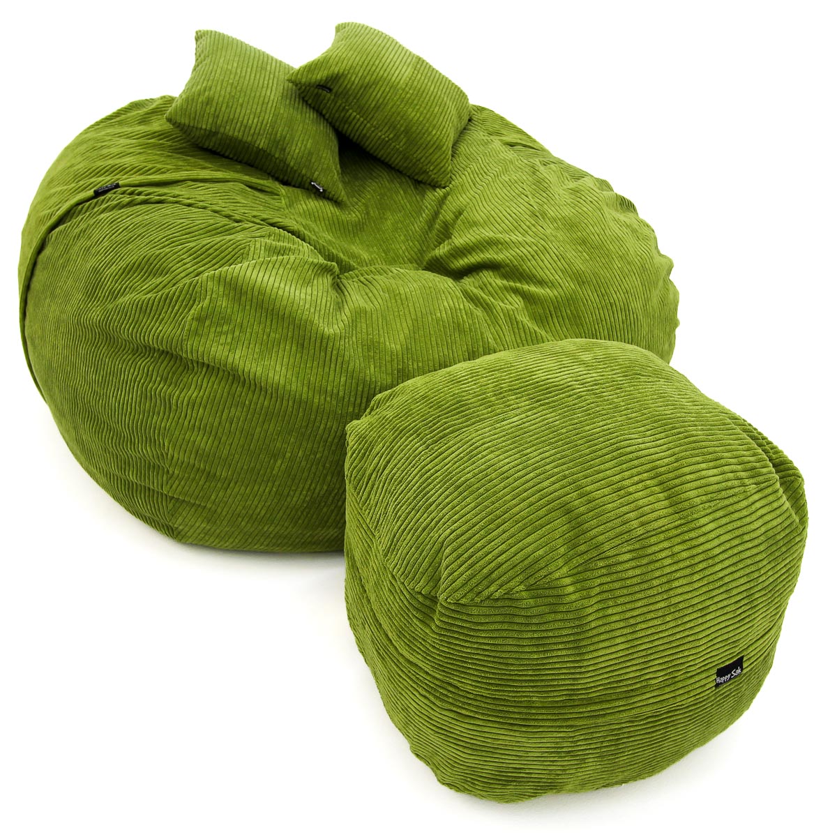 XL Sak Lime Green Corduroy Extra Cover - Happy Sak SA