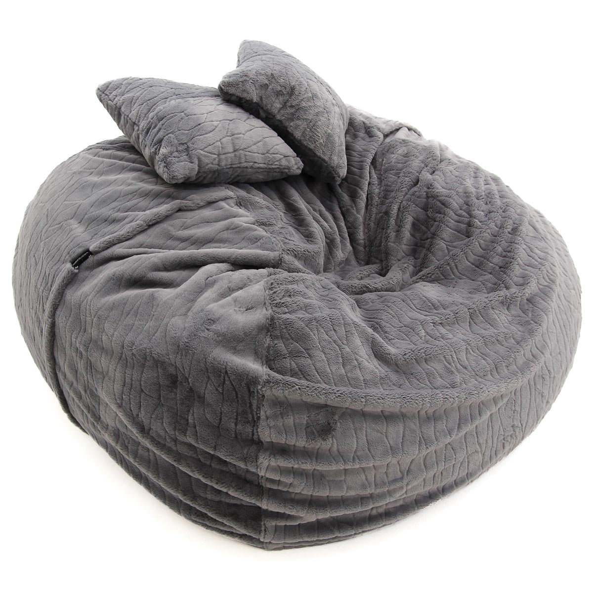 XL Sak Dark Grey Fur Extra Cover - Happy Sak SA