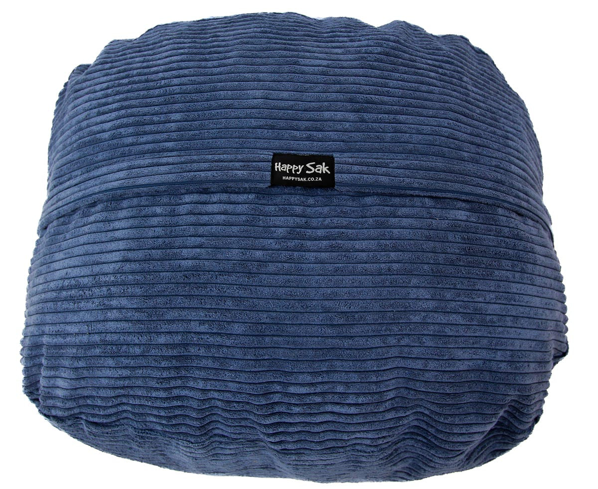 Footsak Navy Blue Corduroy - Happy Sak SA