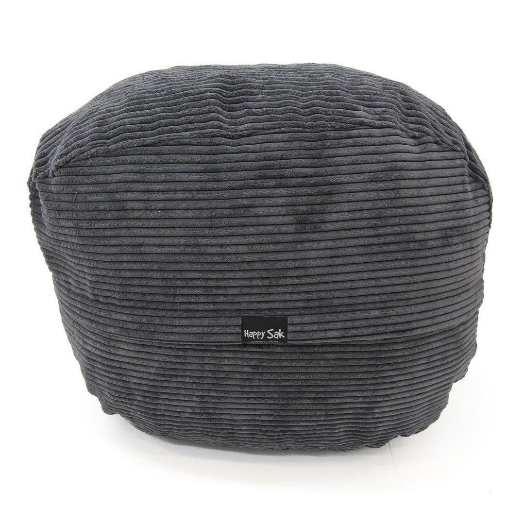 Footsak Charcoal Corduroy Extra Cover - Happy Sak SA