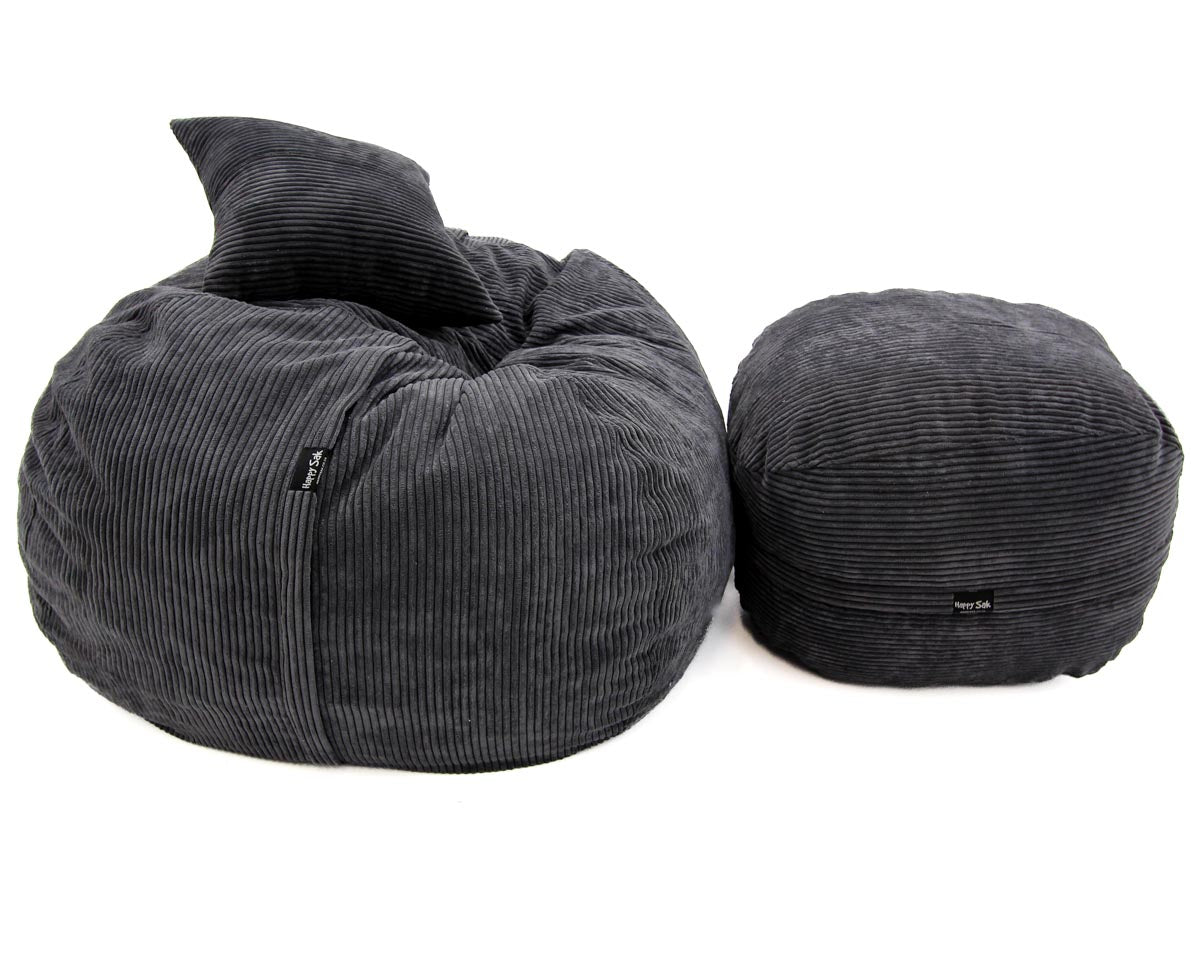 Charcoal Corduroy M + Footsak + Scatter
