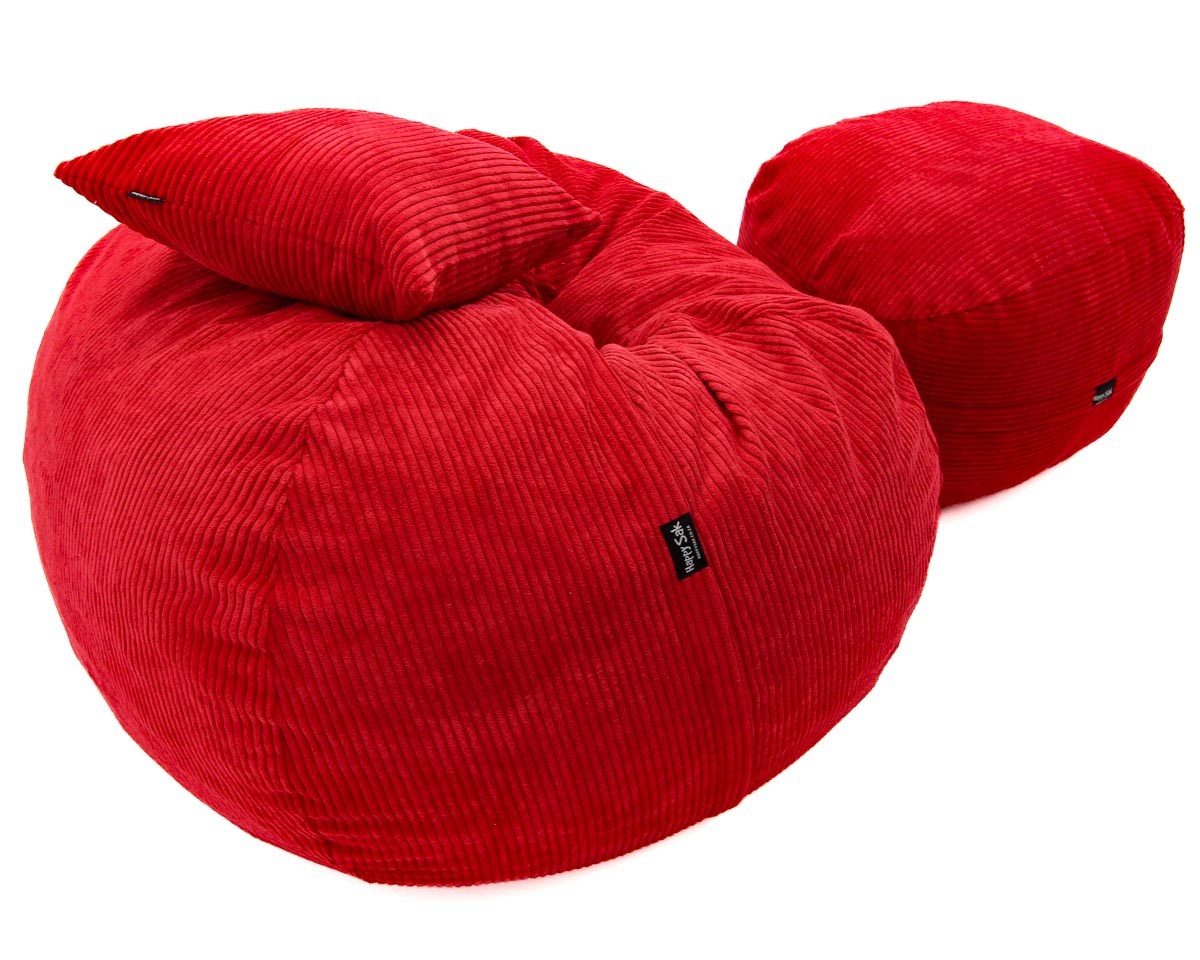 L Sak Red Corduroy