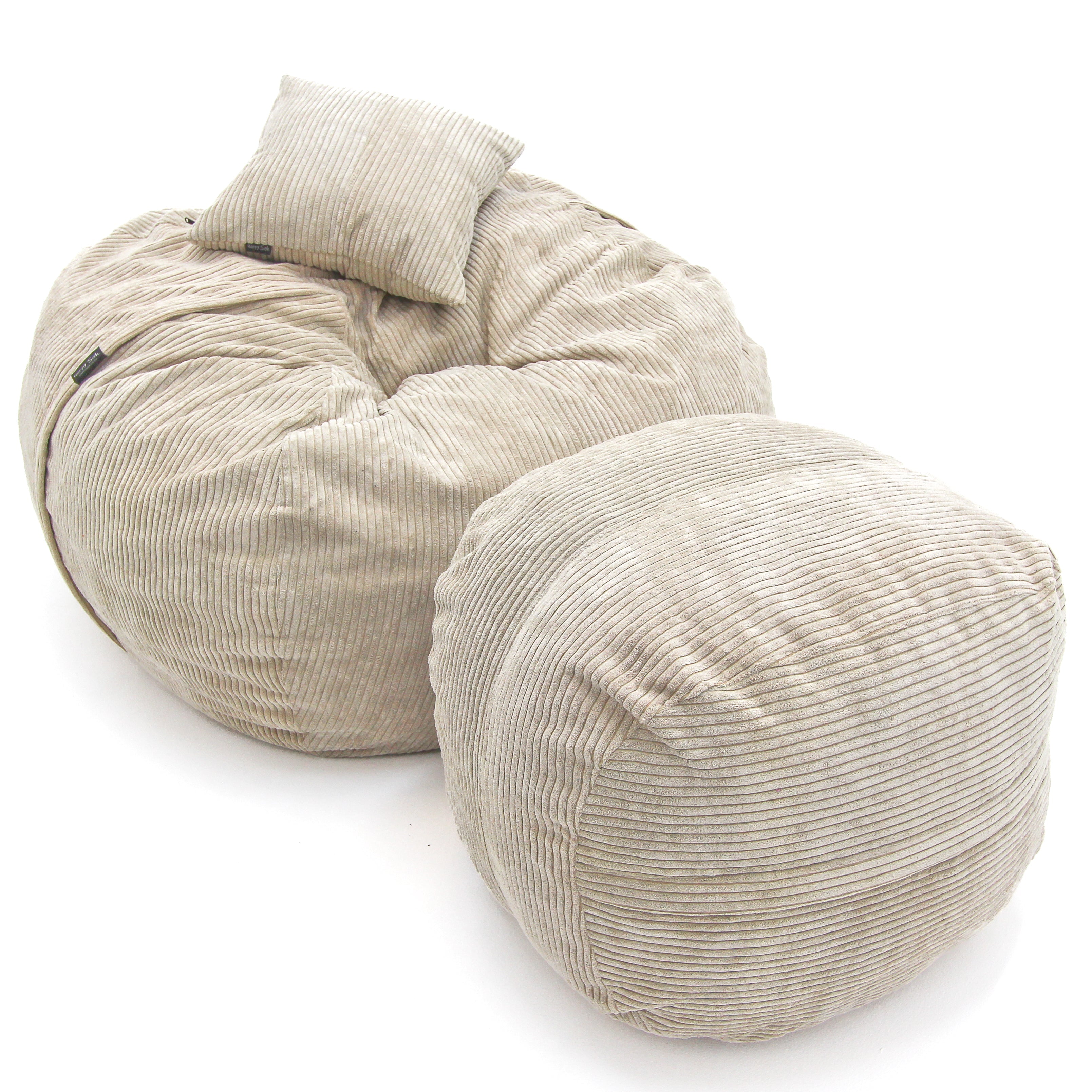 Cream Cord M + Footsak + Scatter