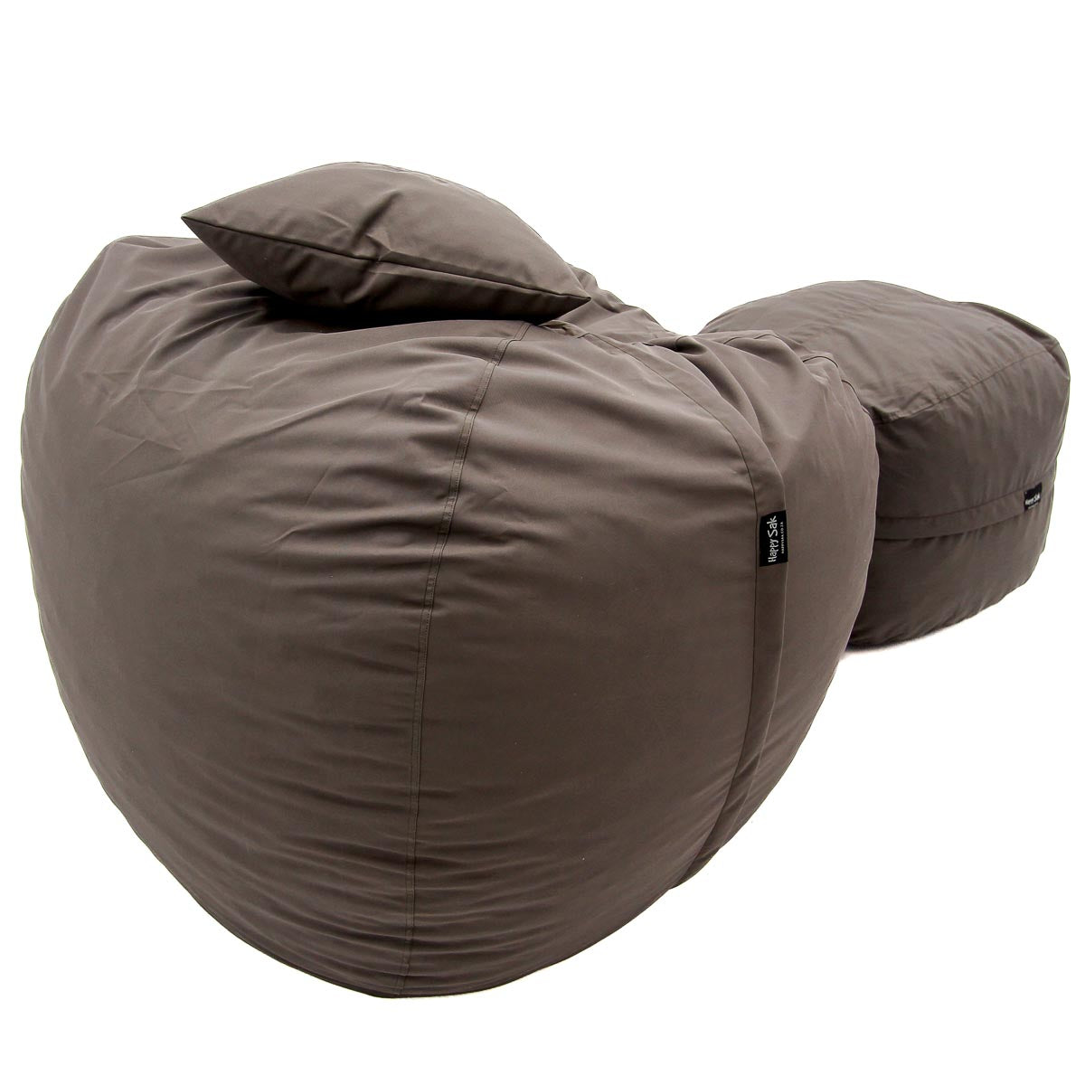 Taupe Outdoor L + Footsak + Scatter