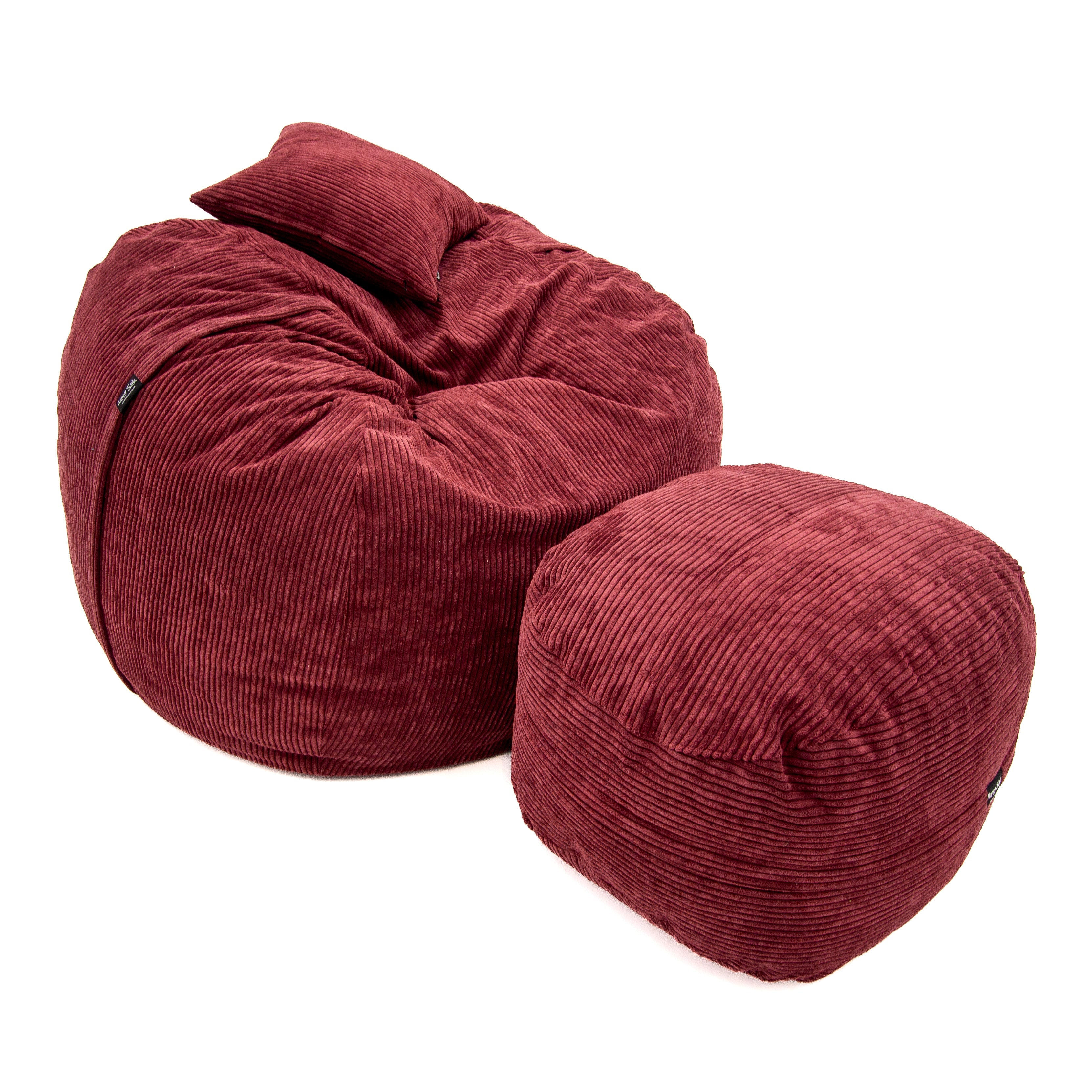 L Sak Burgundy Corduroy Extra Cover