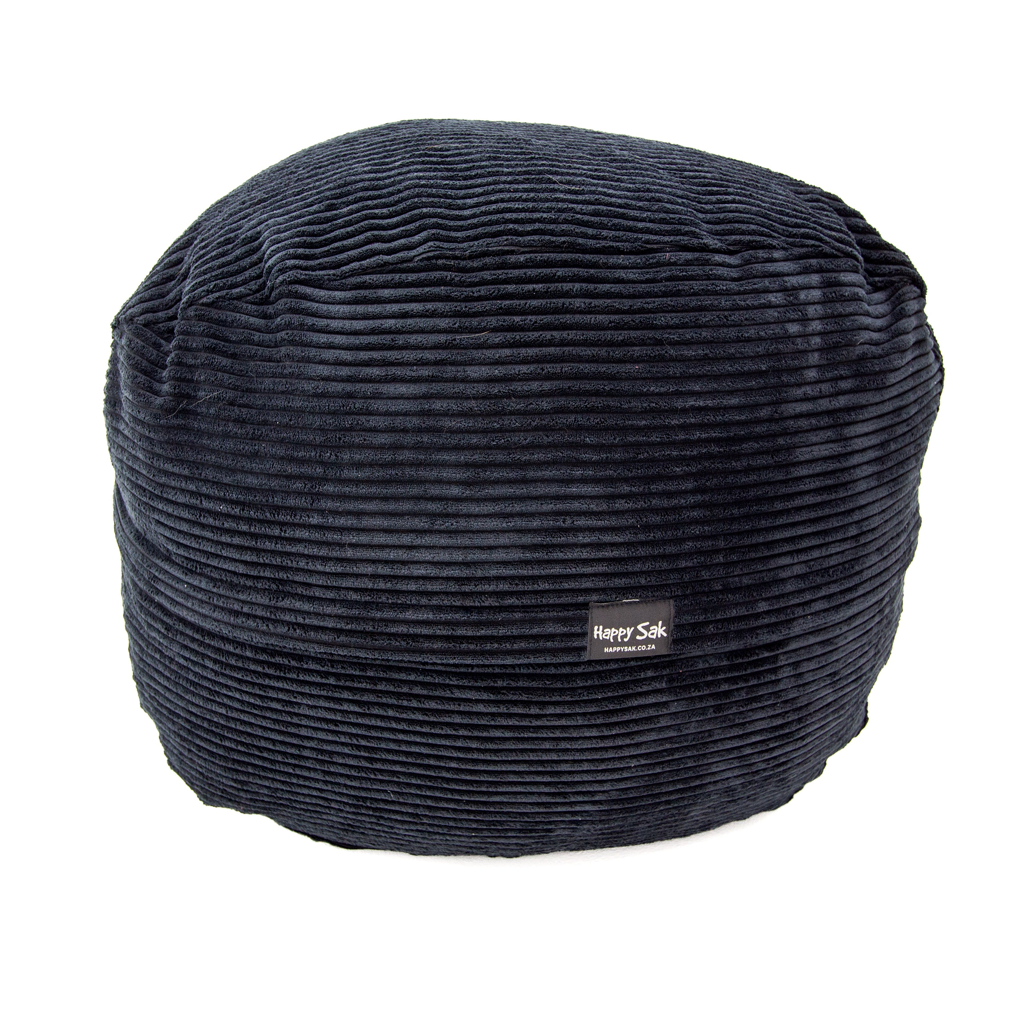Footsak Black Corduroy Extra Cover