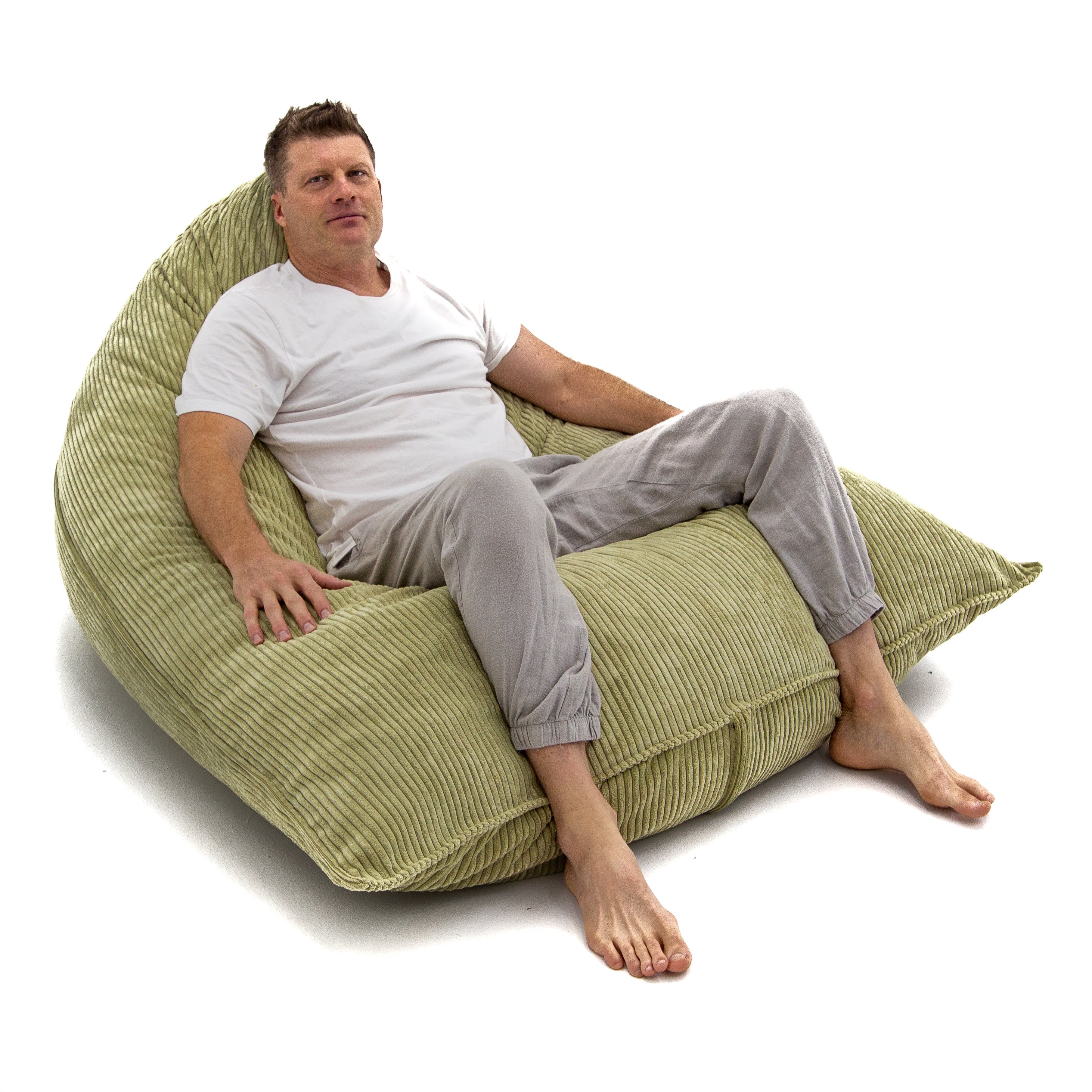S Flip Sak Olive Green Corduroy Extra Cover