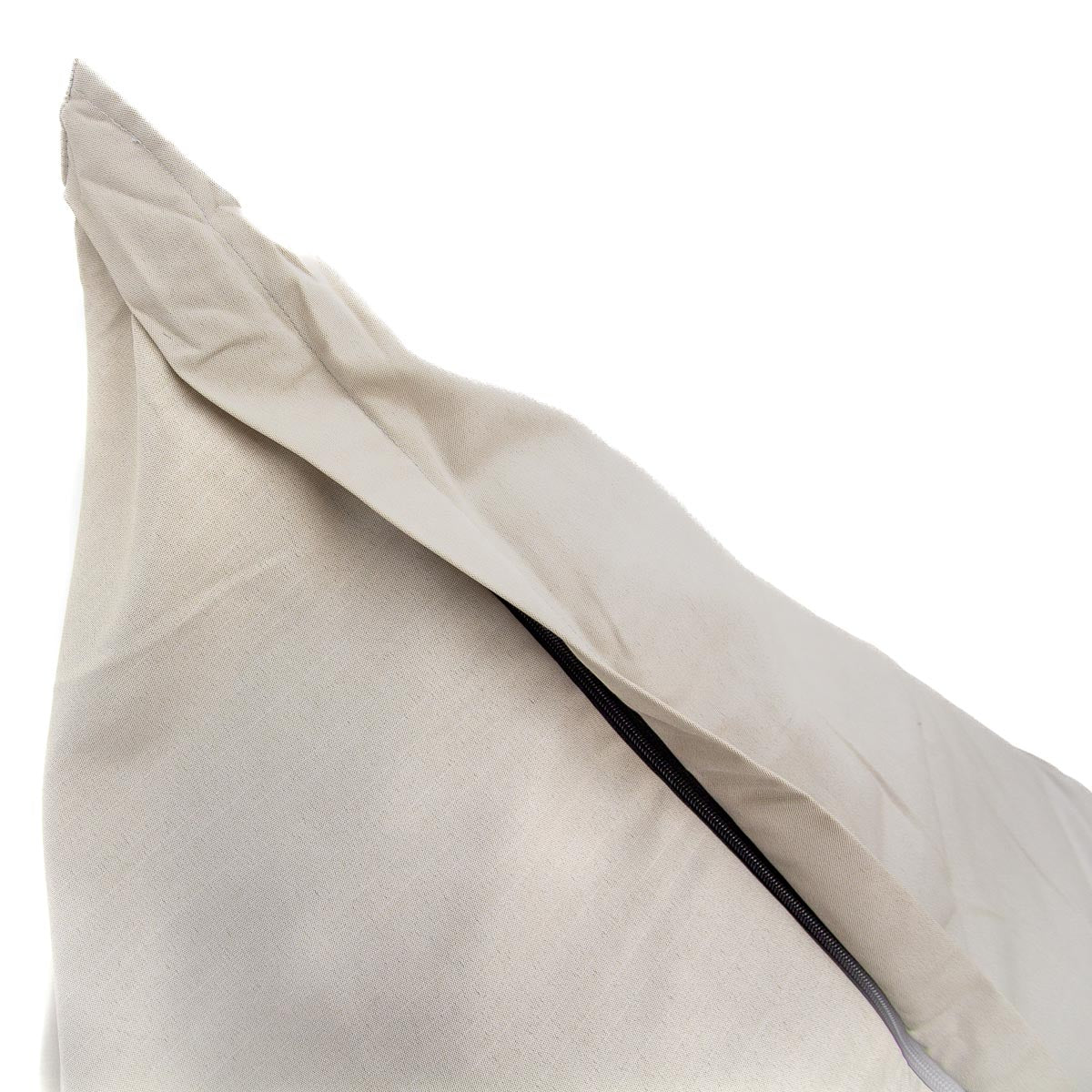 large outdoor cream bean bag