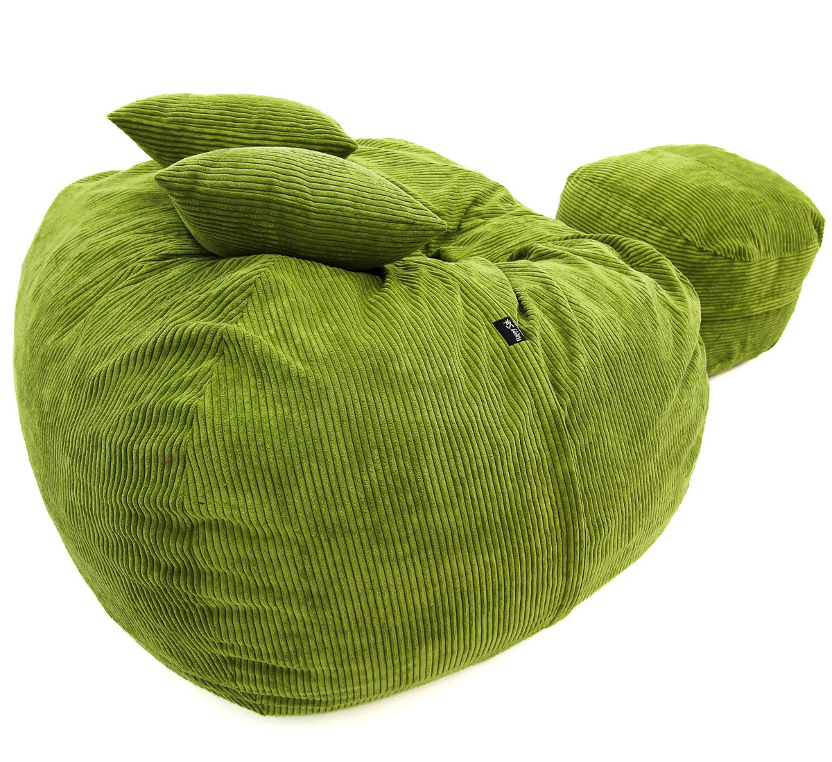 Lime Green Corduroy XL + 2 Scatters + Footsak