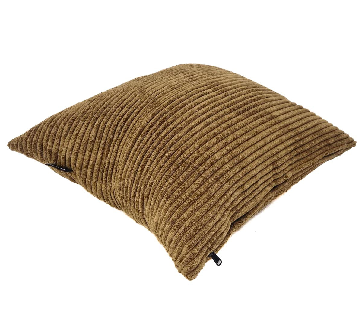 light brown corduroy pillow