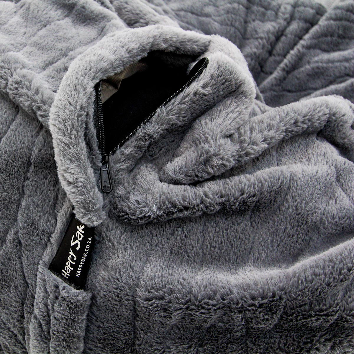 M Sak Dark Grey Fur Extra Cover