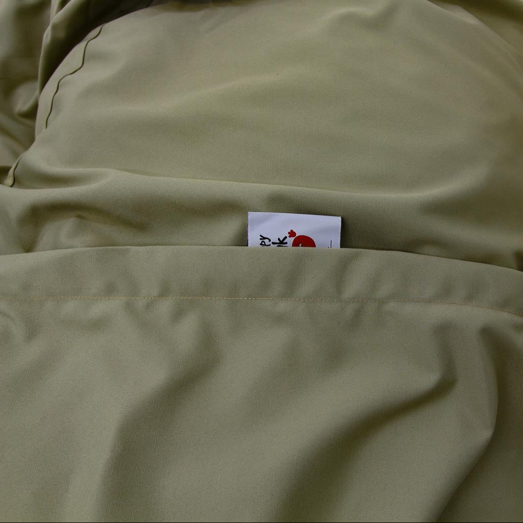khaki outdoor fabric close up