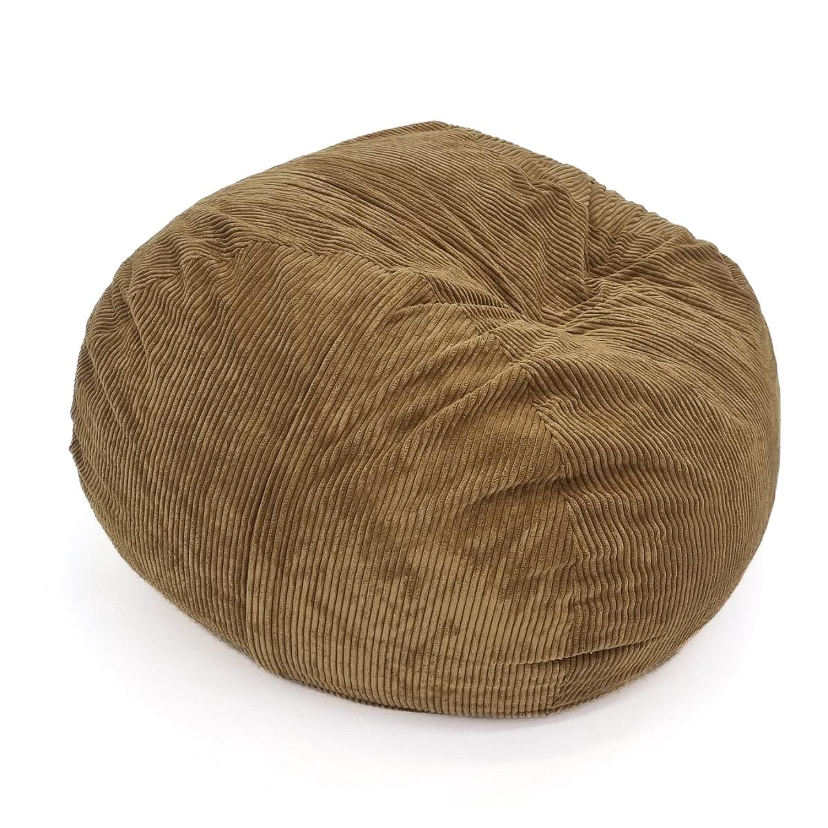 light brown beanbag side view