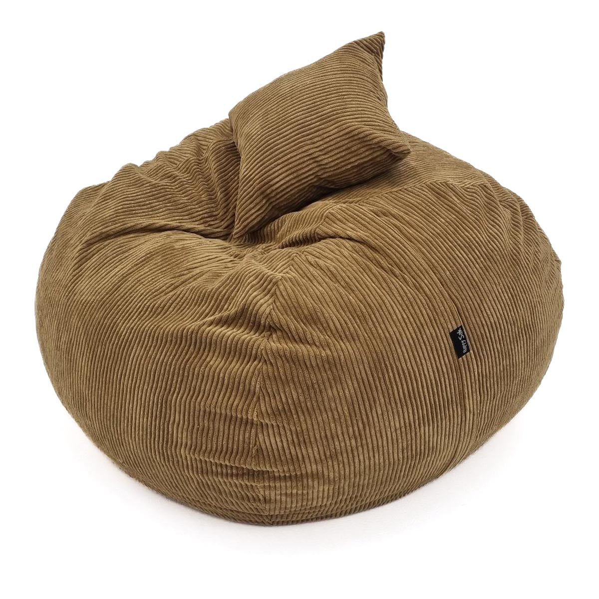 medium cumin corduroy beanbag