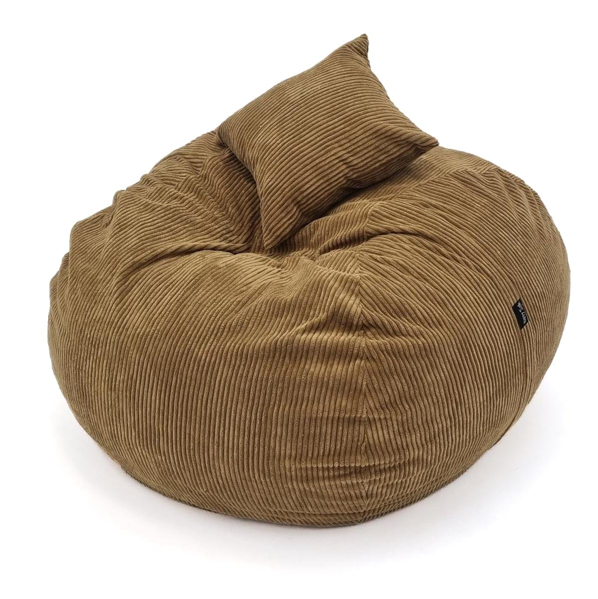 Medium sized brown beanbag