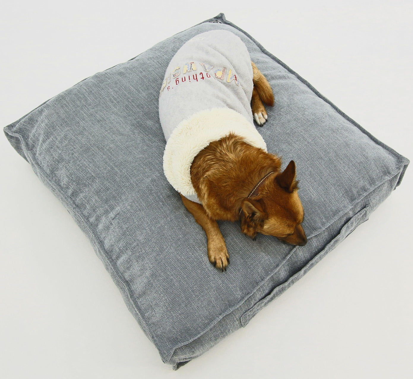 S Dog Bed Grey