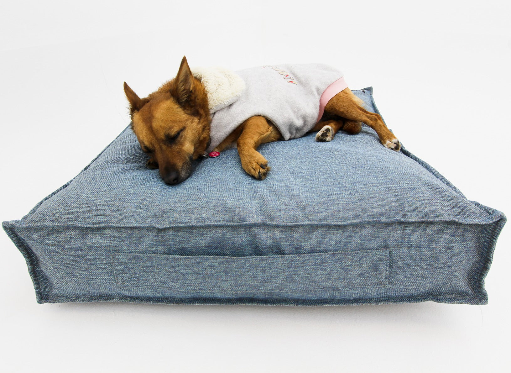 S Dog Bed Light Blue Extra Cover