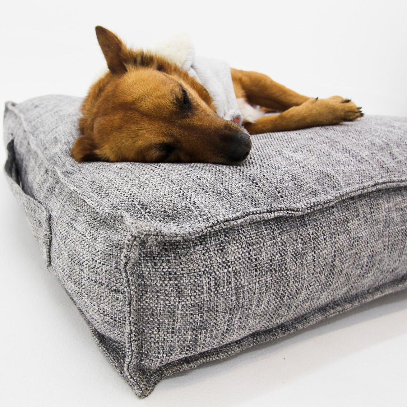 S Dog Bed Grey Black