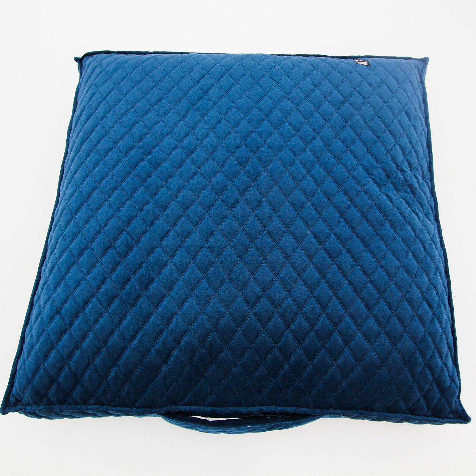 M Dog Bed Blue Velvet