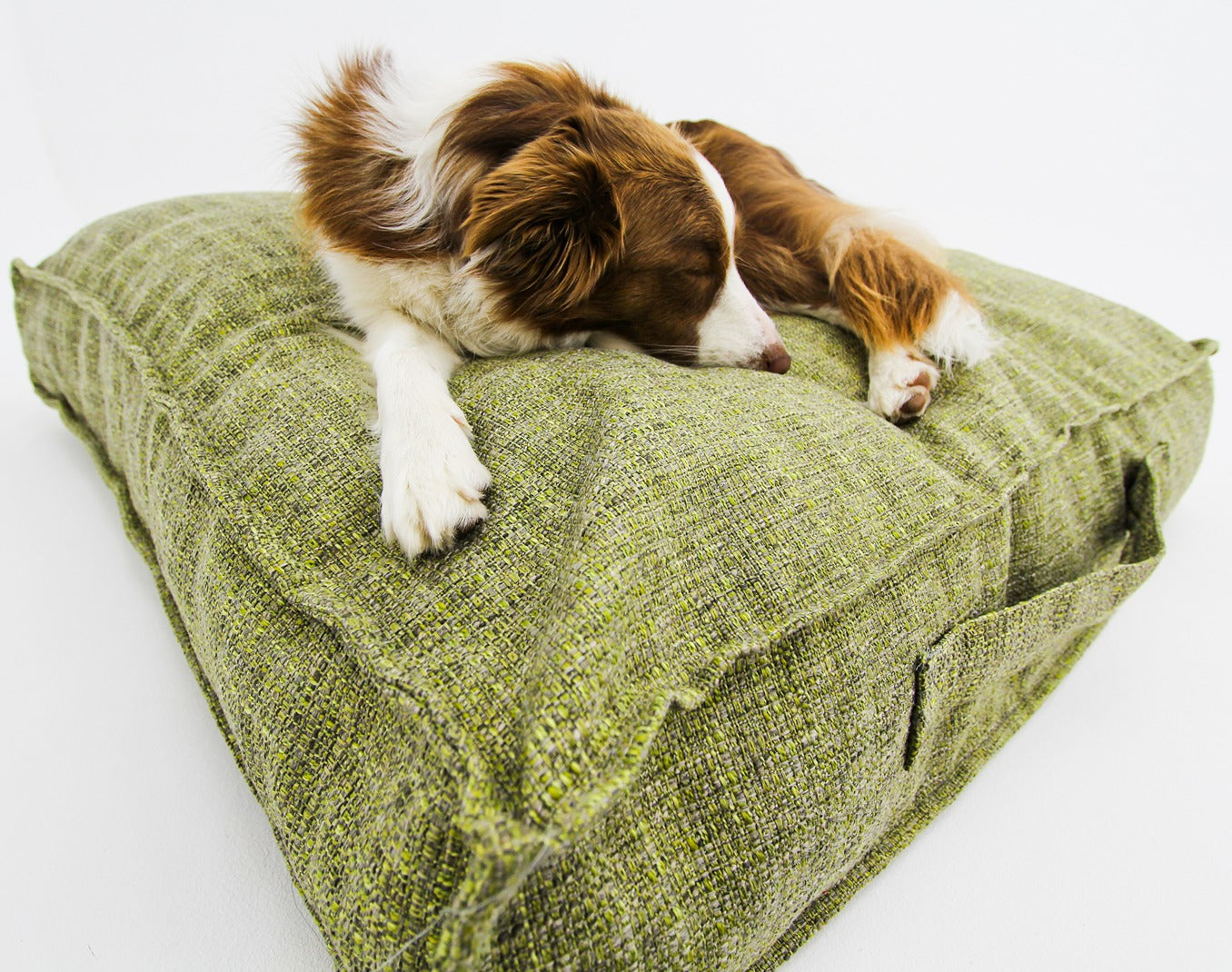 M Dog Bed Green Extra Cover