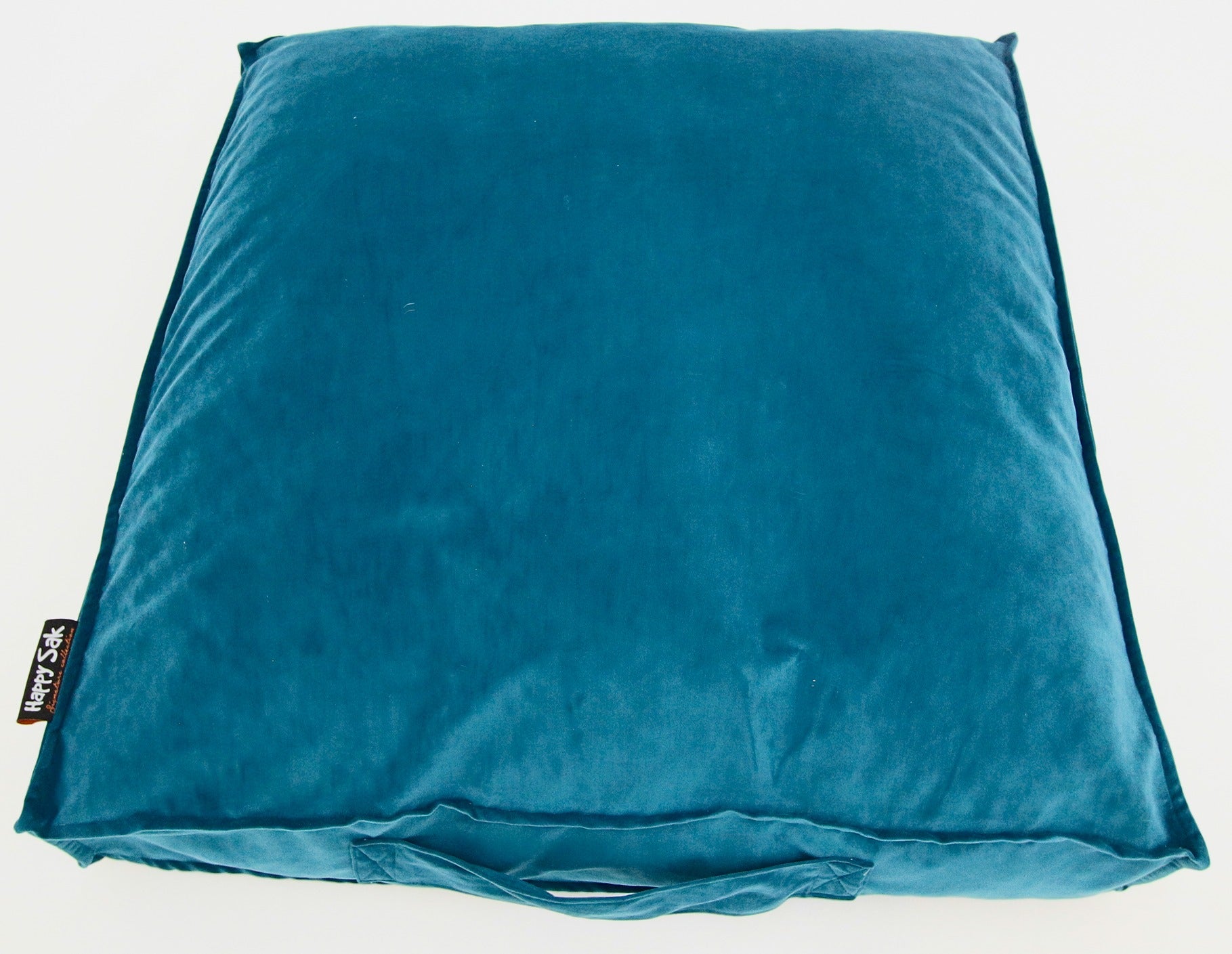M Dog Bed Teal Velvet