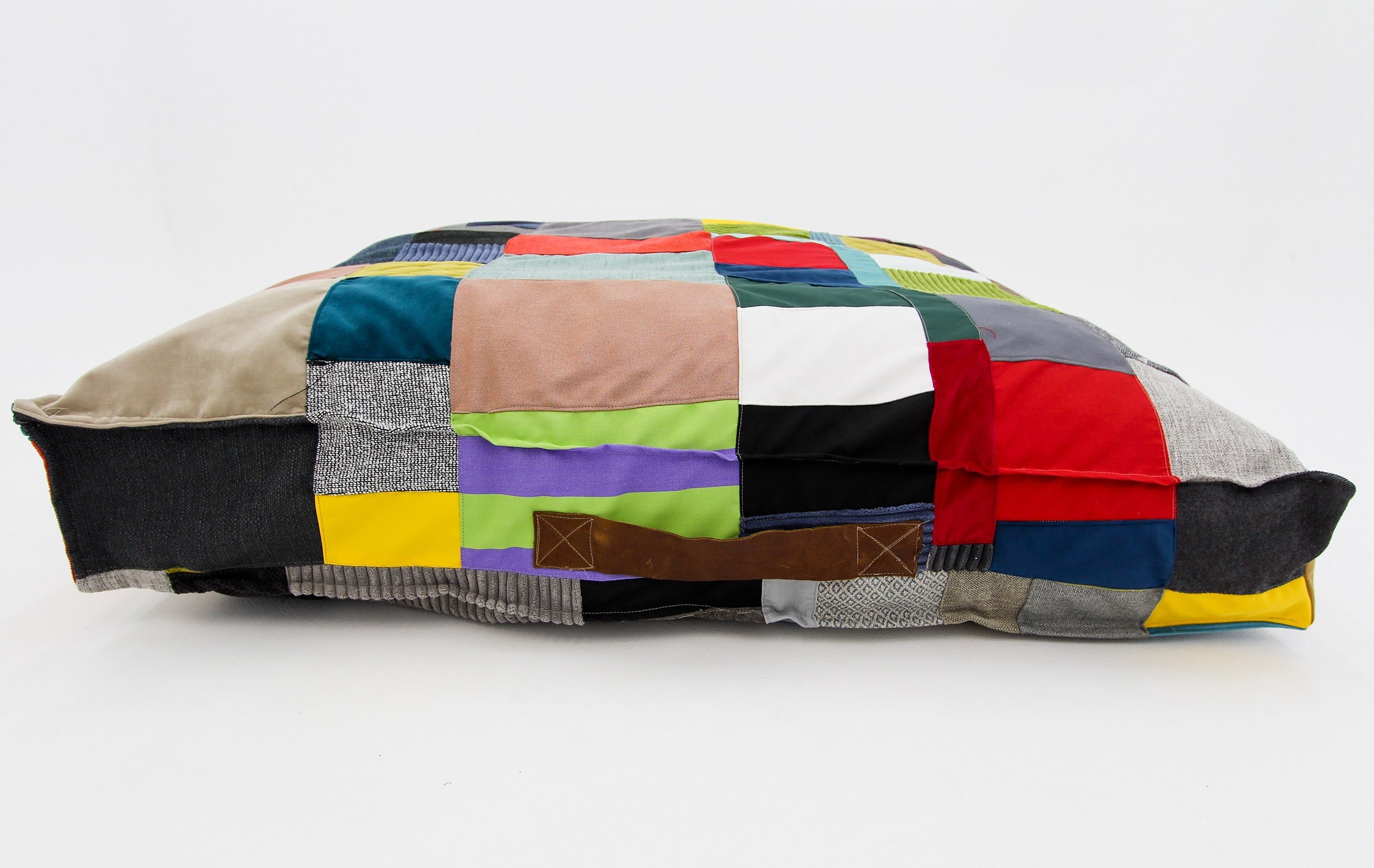 L Dog Bed Patchwork
