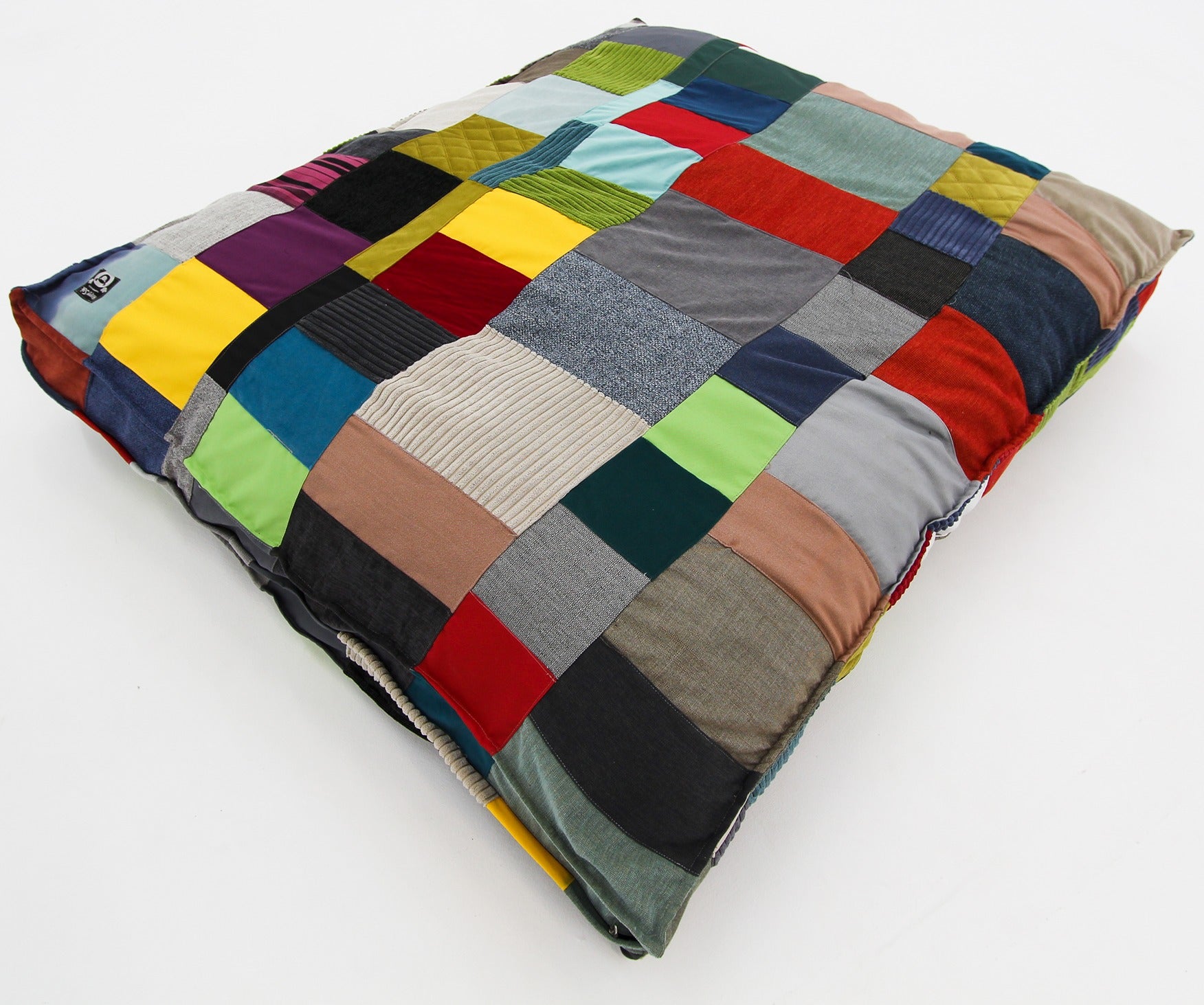 L Dog Bed Patchwork