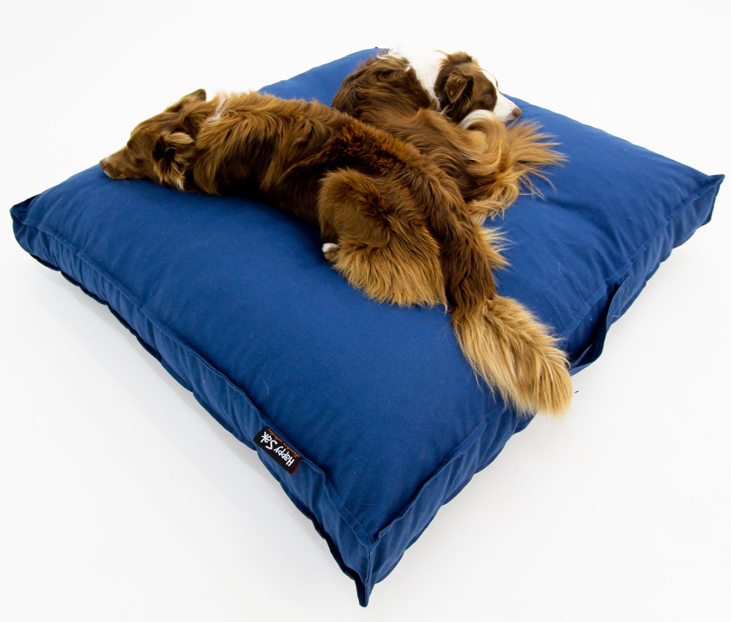L Dog Bed Blue Covers - Happy Sak SA