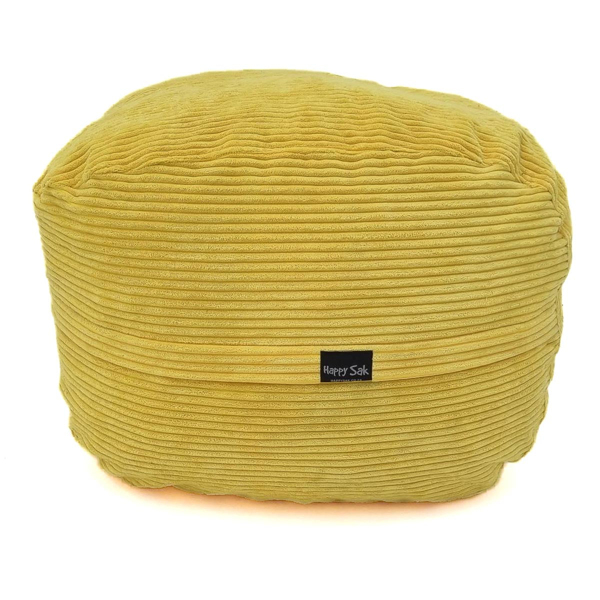 Footsak Yellow Corduroy