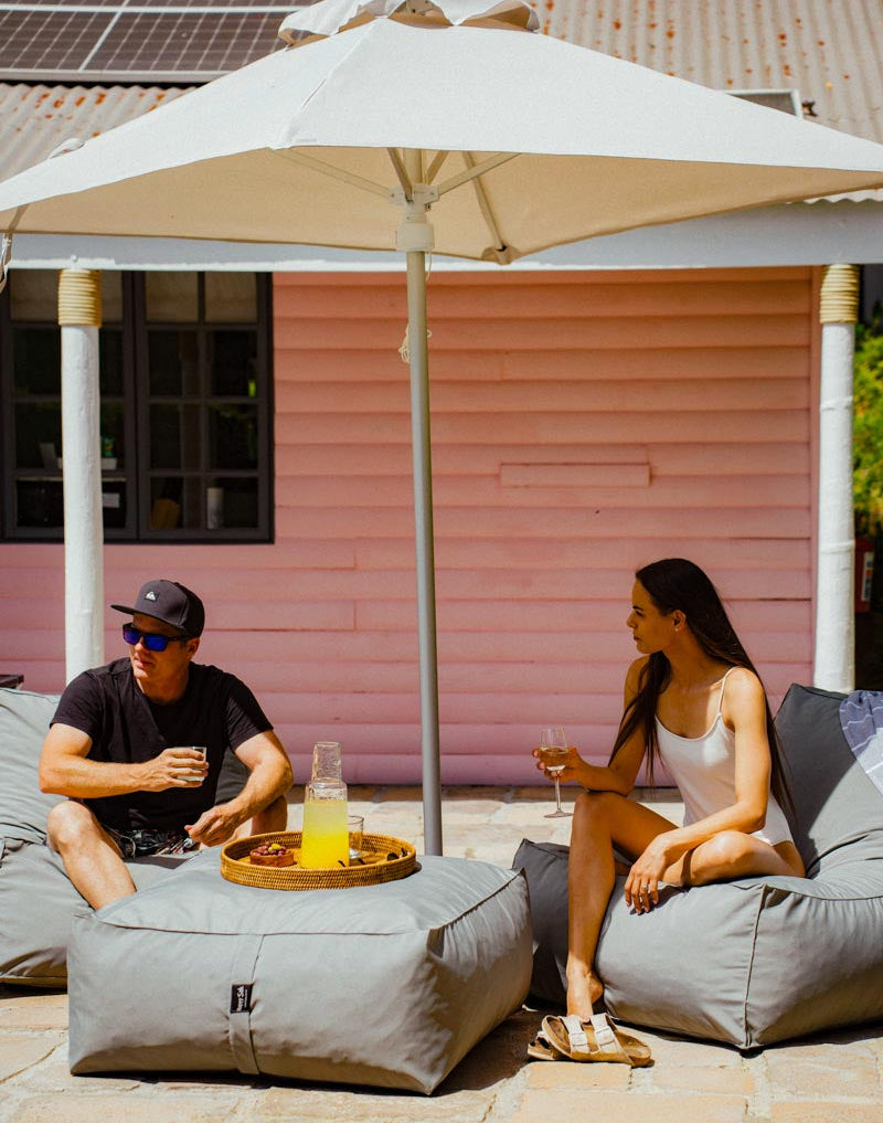 Grey Mini Pool Lounger