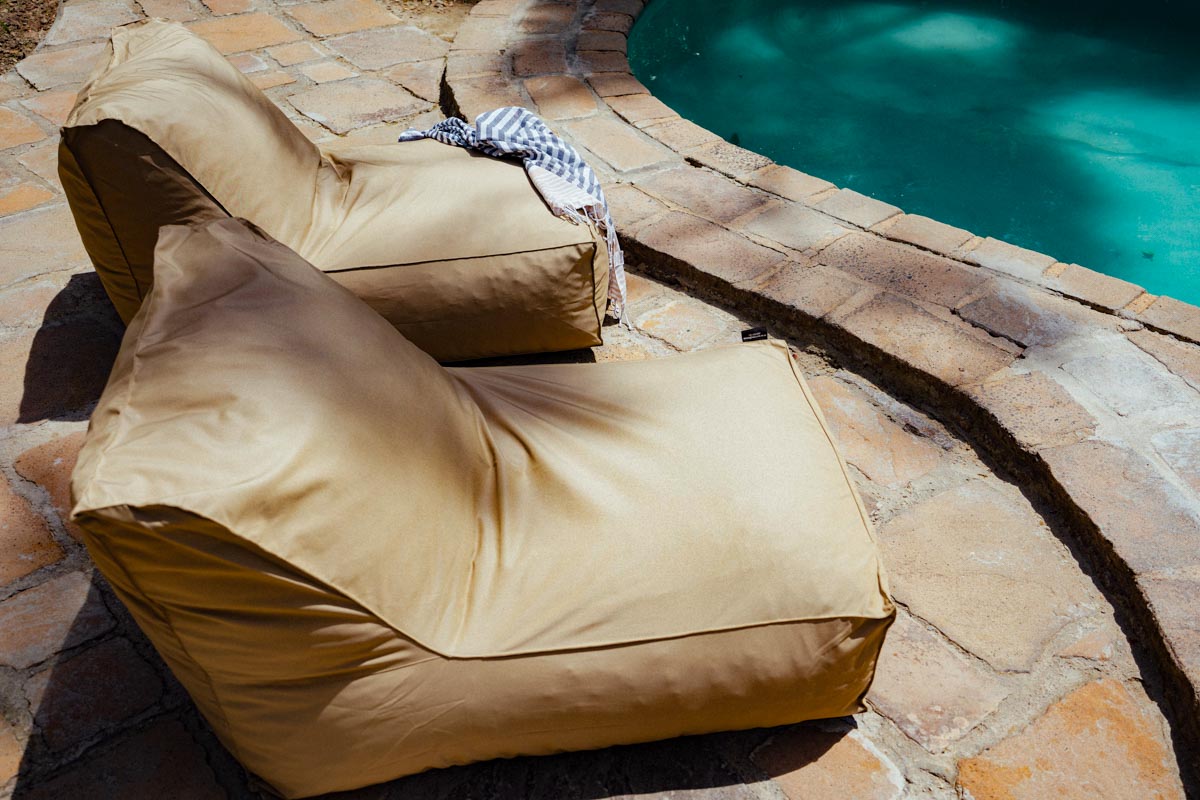 Khaki Pool Lounger Chair Extra Cover