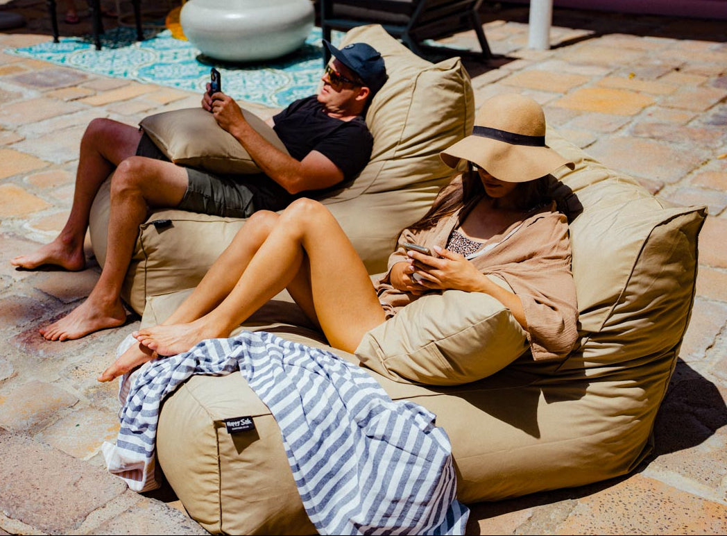 Khaki Pool Lounger Chair