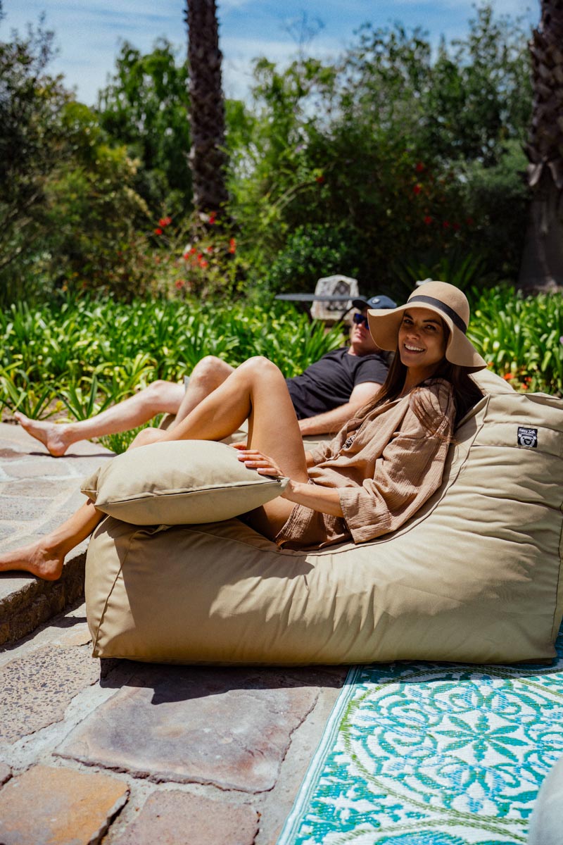 Khaki Mini Pool Lounger Extra Cover