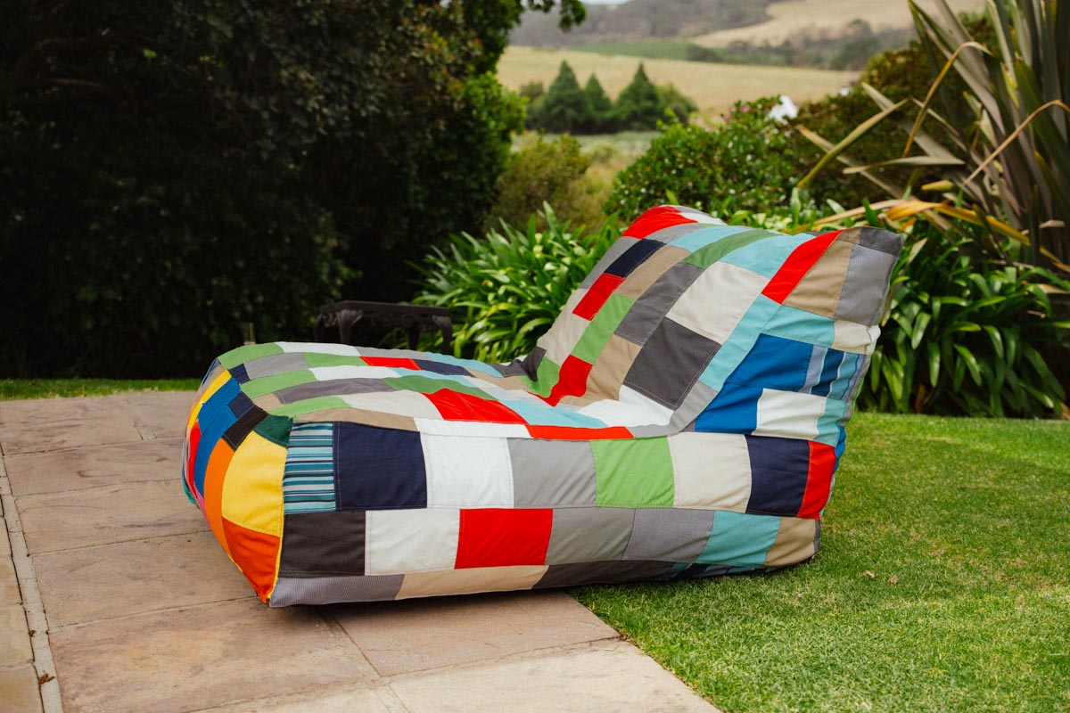 Patchwork Pool Lounger Chair