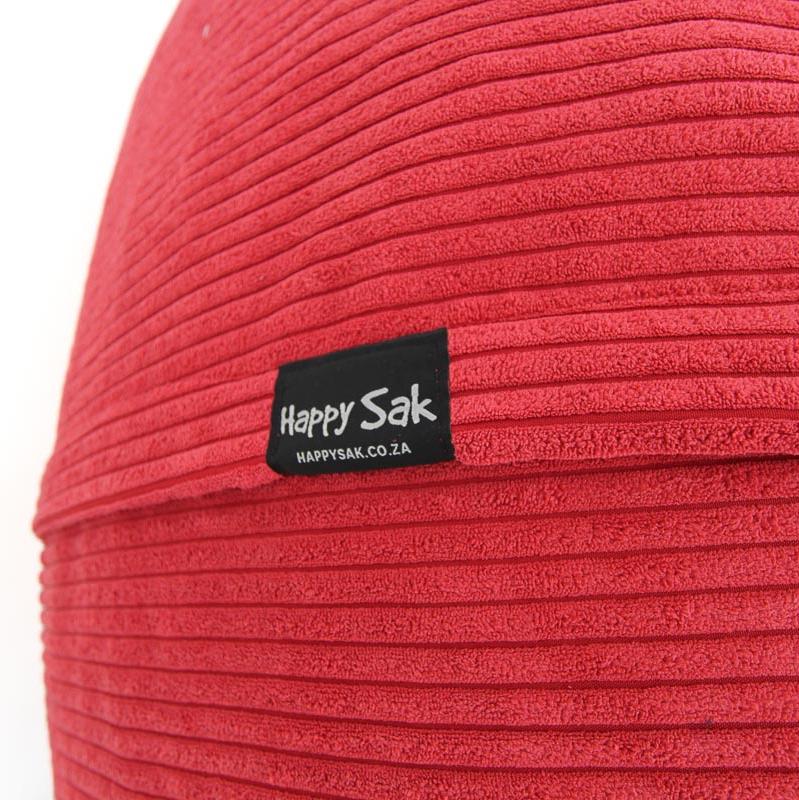 XXXL Sak Red Corduroy Extra Cover - Happy Sak SA