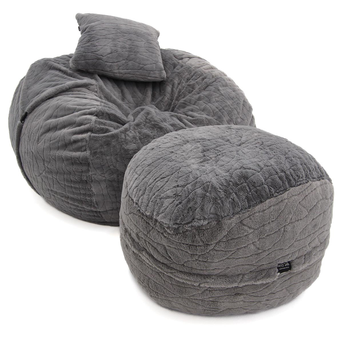 M Sak Light Grey Fur Extra Cover - Happy Sak SA